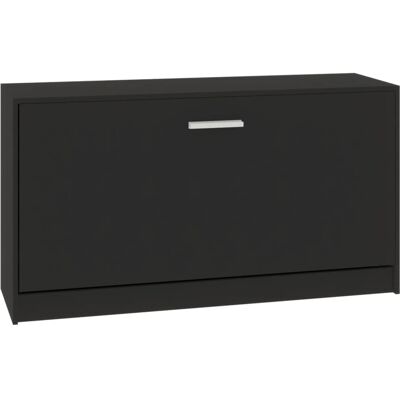 vidaXL Zwart schoenenkast opbergstand entreehal rek MDF vidaXL Zwart schoenenkast opbergstand entreehal rek MDF