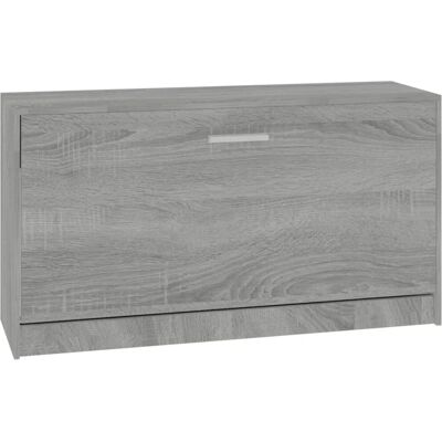 vidaXL Banc à chaussures 80x24x45cm Gris Sonoma - Rangement & Organisateur - Publicité vidaXL Banc à chaussures 80x24x45cm Gris Sonoma - Rangement & Organisateur - Publicité