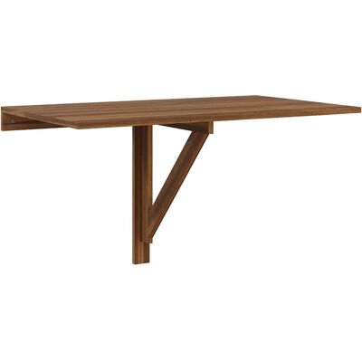 vidaXL Vouwbare Wandtafel Eikenbruin 100x60x56 cm Spaanplaat - Wandtafel vidaXL Vouwbare Wandtafel Eikenbruin 100x60x56 cm Spaanplaat - Wandtafel