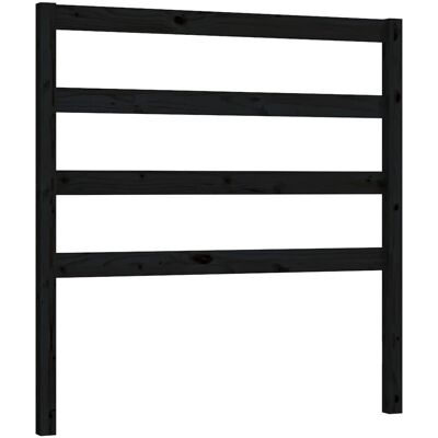 vidaXL Musta Sängynpääty 106x4x100 cm - Sängynpääty vidaXL Musta Sängynpääty 106x4x100 cm - Sängynpääty