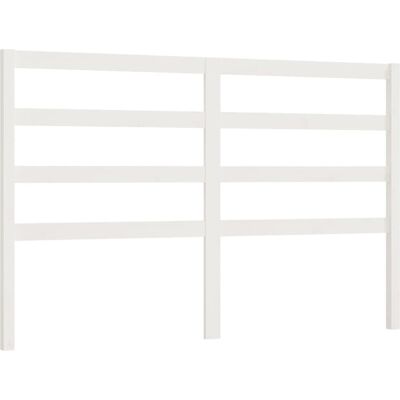 vidaXL Kopfteil Weiß 166x4x100 cm Massives Kiefernholz - Kopfteil vidaXL Kopfteil Weiß 166x4x100 cm Massives Kiefernholz - Kopfteil