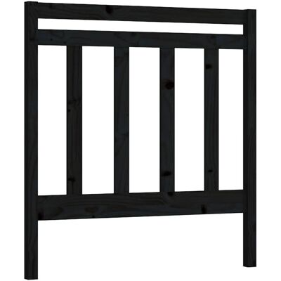 vidaXL sänggavel musta 81x4x100 cm Massiivinen mänty - Sänggavel vidaXL sänggavel musta 81x4x100 cm Massiivinen mänty - Sänggavel