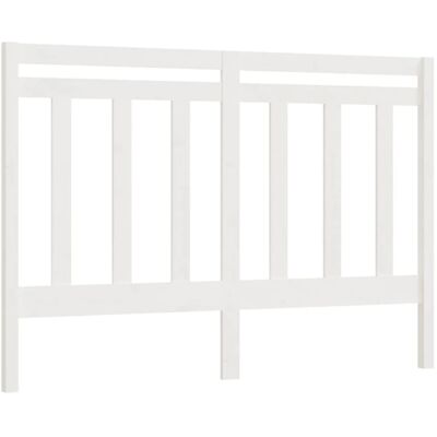 vidaXL Päätyvalaisin Valkoinen 156x4x100 cm Massiivipinepuu - Pääty vidaXL Päätyvalaisin Valkoinen 156x4x100 cm Massiivipinepuu - Pääty