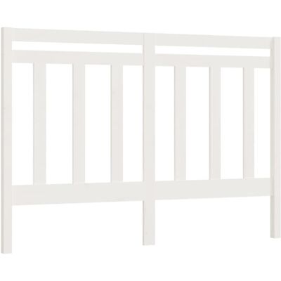 vidaXL Päänāds Valkoinen 166x4x100 cm Massiivinen Männystä - Päänāds vidaXL Päänāds Valkoinen 166x4x100 cm Massiivinen Männystä - Päänāds