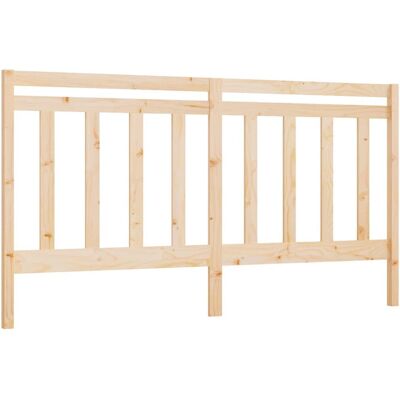vidaXL Kopfteil 206x4x100 cm massives Kiefernholz Braun - Kopfteil vidaXL Kopfteil 206x4x100 cm massives Kiefernholz Braun - Kopfteil