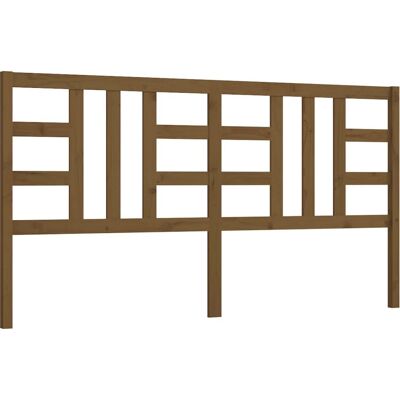 vidaXL Honigbraun 206x4x100 cm Massiv Kiefernholz Kopfteil - Kopfteil vidaXL Honigbraun 206x4x100 cm Massiv Kiefernholz Kopfteil - Kopfteil