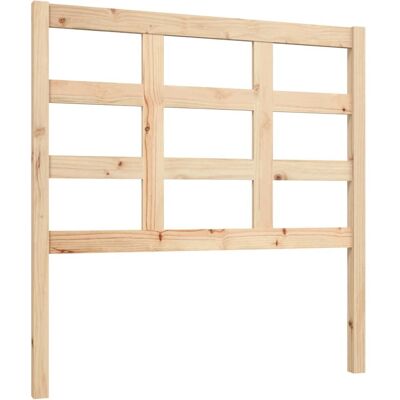 vidaXL Kopfteil 95.5x4x100 cm aus massivem Kiefernholz Braun - Kopfteil vidaXL Kopfteil 95.5x4x100 cm aus massivem Kiefernholz Braun - Kopfteil