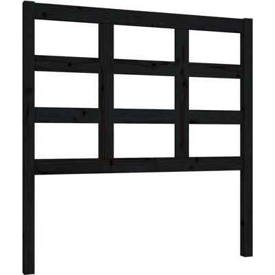 vidaXL 817874 Tête de lit Noire - Tête de lit, Noire, 95.5x4x100 cm, Pin Massif - Publicité vidaXL 817874 Tête de lit Noire - Tête de lit, Noire, 95.5x4x100 cm, Pin Massif - Publicité
