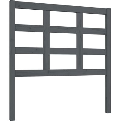 vidaXL Päänahka harmaa 105,5x4x100 cm Massiivinen mäntylevy - Päänahka vidaXL Päänahka harmaa 105,5x4x100 cm Massiivinen mäntylevy - Päänahka