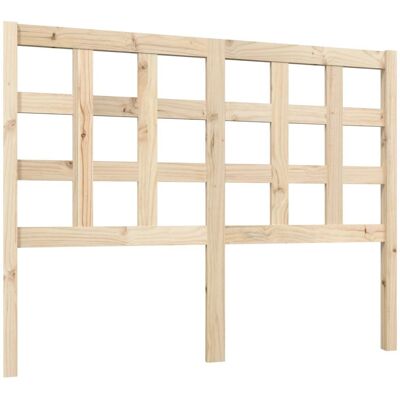 vidaXL Kopfteil 125.5x4x100 cm Naturloses Kiefern- Holz - Kopfteil vidaXL Kopfteil 125.5x4x100 cm Naturloses Kiefern- Holz - Kopfteil