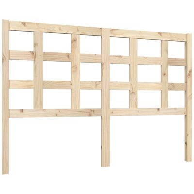 vidaXL 817885 Kopfteil - Massives Kiefernholz - Braun - 140.5x4x100 cm vidaXL 817885 Kopfteil - Massives Kiefernholz - Braun - 140.5x4x100 cm