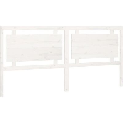 vidaXL Kopfteil Weiß 205.5x4x100 cm Massiv Pinie - Kopfteil vidaXL Kopfteil Weiß 205.5x4x100 cm Massiv Pinie - Kopfteil