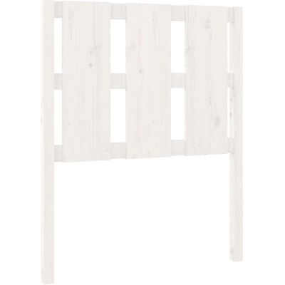 vidaXL sänggavel Valkoinen 80.5x4x100 cm Massiivinen mänty - Sänggavel vidaXL sänggavel Valkoinen 80.5x4x100 cm Massiivinen mänty - Sänggavel
