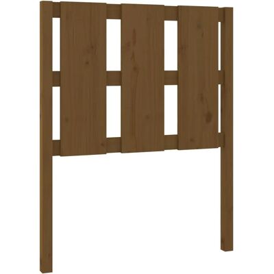 vidaXL Honigbrauner Kiefernholz Bettkopf - Kopfteil, Rustikaler Charme, Naturmaterial vidaXL Honigbrauner Kiefernholz Bettkopf - Kopfteil, Rustikaler Charme, Naturmaterial