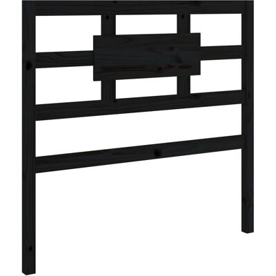 vidaXL Musta 80.5x4x100 cm Kestävä puinen sängynpääty vidaXL Musta 80.5x4x100 cm Kestävä puinen sängynpääty
