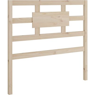vidaXL Kopfteil 125.5x4x100 cm massives Kiefernholz Braun - Kopfteil vidaXL Kopfteil 125.5x4x100 cm massives Kiefernholz Braun - Kopfteil