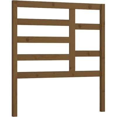 vidaXL Kopfteil Honig Braun 106x4x104 cm Massives Kiefernholz - Kopfteil vidaXL Kopfteil Honig Braun 106x4x104 cm Massives Kiefernholz - Kopfteil
