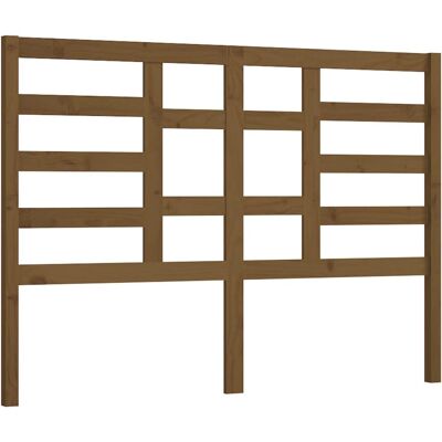 vidaXL Kopfteil Honigbraun 141x4x104 cm Massives Kiefernholz - Kopfteil vidaXL Kopfteil Honigbraun 141x4x104 cm Massives Kiefernholz - Kopfteil