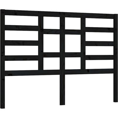 vidaXL Schwarzes Kopfteil 146x4x104 cm - Kopfteil vidaXL Schwarzes Kopfteil 146x4x104 cm - Kopfteil
