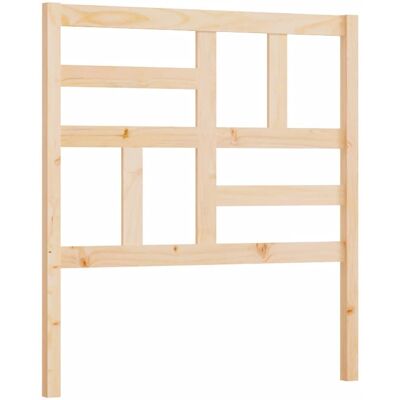 vidaXL Kopfteil 96x4x104 cm Massives Kiefernholz Braun - Kopfteil vidaXL Kopfteil 96x4x104 cm Massives Kiefernholz Braun - Kopfteil