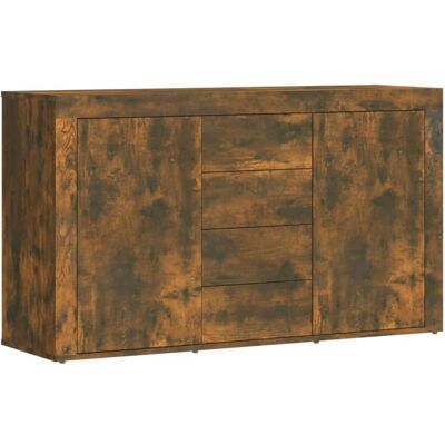 vidaXL Sideboard Räucher Eiche Holz - Wohnzimmer Aufbewahrung vidaXL Sideboard Räucher Eiche Holz - Wohnzimmer Aufbewahrung