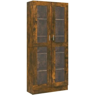 vidaXL Nova Räuchereiche Vitrine - 5 Fächer vidaXL Nova Räuchereiche Vitrine - 5 Fächer
