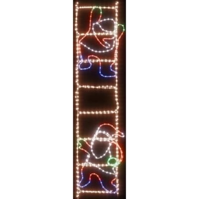 vidaXL Silhouette de Père Noël LED - 552 LEDs, 50x200 cm - Publicité vidaXL Silhouette de Père Noël LED - 552 LEDs, 50x200 cm - Publicité