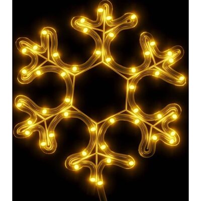 vidaXL Lumihiutale 48 LED lämmin valkoinen - Joulukoriste vidaXL Lumihiutale 48 LED lämmin valkoinen - Joulukoriste