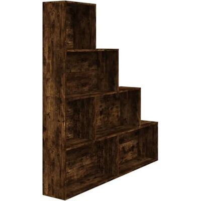 Estantería de madera de roble ahumado vidaXL 815360 - Estantería Estantería de madera de roble ahumado vidaXL 815360 - Estantería