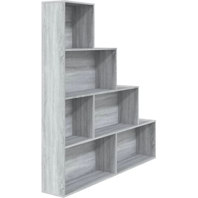 vidaXL Graues Sonoma Wohnzimmer Bücherregal - Bücherregal vidaXL Graues Sonoma Wohnzimmer Bücherregal - Bücherregal