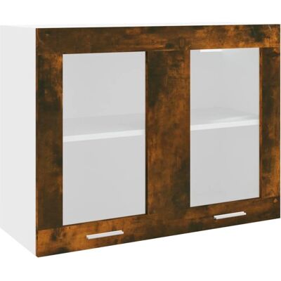 vidaXL Armoire de Cuisine Chêne Fumé - 80x31x60 cm vidaXL Armoire de Cuisine Chêne Fumé - 80x31x60 cm