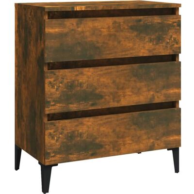 vidaXL 815807 Rauchsichel Eichen-Sideboard - Sideboard vidaXL 815807 Rauchsichel Eichen-Sideboard - Sideboard
