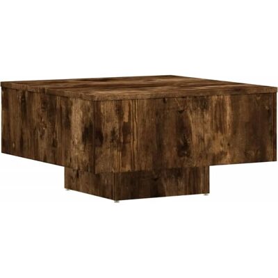 vidaXL Gerauchtes Eichen Kaffee Tisch - Engineered Wood Beistelltisch vidaXL Gerauchtes Eichen Kaffee Tisch - Engineered Wood Beistelltisch