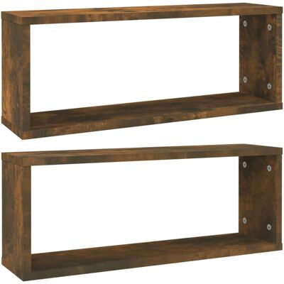 vidaXL 815924 Bruine Walnoot Wandplank - Planktype vidaXL 815924 Bruine Walnoot Wandplank - Planktype