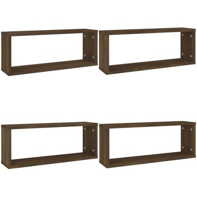 vidaXL 815931 Étagères en Bois Marron - Unité d'Étagères - Publicité vidaXL 815931 Étagères en Bois Marron - Unité d'Étagères - Publicité