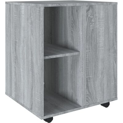 armoire roulant gris Sonoma vidaXL avec tiroirs - Solution de rangement - Publicité armoire roulant gris Sonoma vidaXL avec tiroirs - Solution de rangement - Publicité