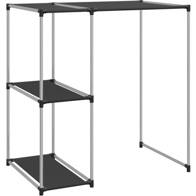 vidaXL Opbergrek boven Wasmachine Zwart 87x55x90,5 cm IJzer - Ruimtebesparend plankje vidaXL Opbergrek boven Wasmachine Zwart 87x55x90,5 cm IJzer - Ruimtebesparend plankje