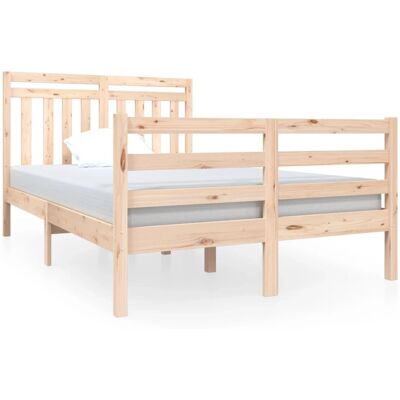 vidaXL Bed Frame - 3100624 - Massief dennenhout - Bruin - 120x190 cm vidaXL Bed Frame - 3100624 - Massief dennenhout - Bruin - 120x190 cm