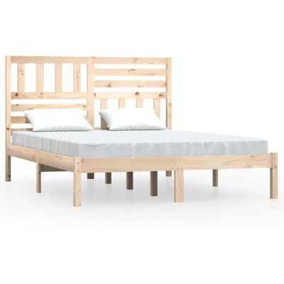 vidaXL Massiv Kiefernholz Bettgestell - 160x200 cm vidaXL Massiv Kiefernholz Bettgestell - 160x200 cm