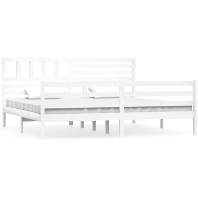 vidaXL Bedframe - Eenvoudige houten bedbodem - 200x200cm vidaXL Bedframe - Eenvoudige houten bedbodem - 200x200cm