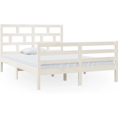 vidaXL 3101294 Bettgestell - Massives Kiefernholz 160x200cm vidaXL 3101294 Bettgestell - Massives Kiefernholz 160x200cm