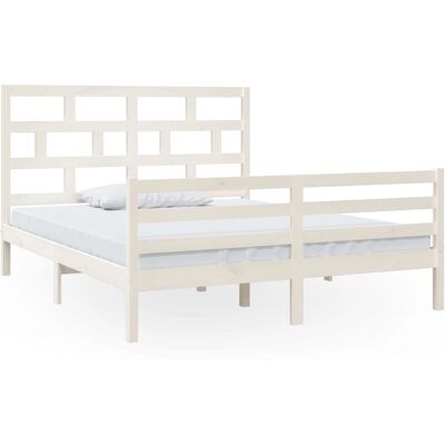 vidaXL Sengestel i massivtræ - King size vidaXL Sengestel i massivtræ - King size