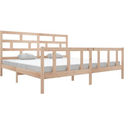 vidaXL 3101368 Bettgestell - Massivholz - 200x200 cm vidaXL 3101368 Bettgestell - Massivholz - 200x200 cm