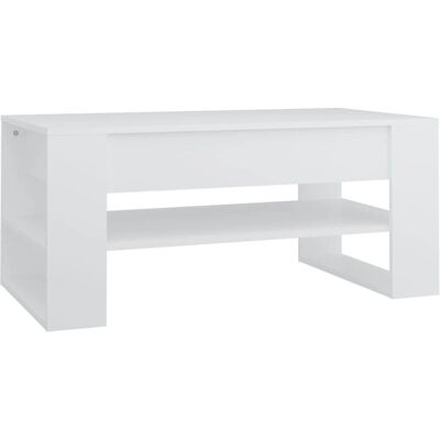 vidaXL 810899 Weiße Engineered Wood Couchtisch - Beistelltisch vidaXL 810899 Weiße Engineered Wood Couchtisch - Beistelltisch