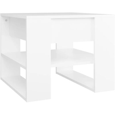 vidaXL 810908 Weiße Engineered Wood Couchtisch - Beistelltisch vidaXL 810908 Weiße Engineered Wood Couchtisch - Beistelltisch