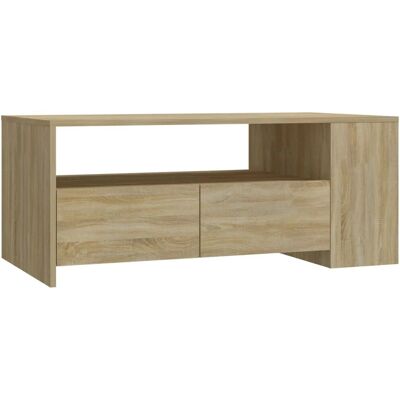 vidaXL Sonoma Eichen Couchtisch - Kaffee, Stauraum, Modernes Design vidaXL Sonoma Eichen Couchtisch - Kaffee, Stauraum, Modernes Design
