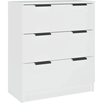 vidaXL Blanco Madera Engineered Sideboard - Armario de Almacenamiento para Sala vidaXL Blanco Madera Engineered Sideboard - Armario de Almacenamiento para Sala