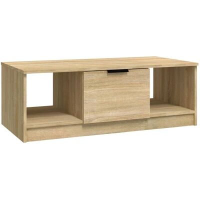 vidaXL Sonoma Eiche Couchtisch - Engineered Wood Stilvoller Stauraum vidaXL Sonoma Eiche Couchtisch - Engineered Wood Stilvoller Stauraum