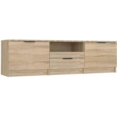 vidaXL Sonoma Eiche TV-Schrank - Holz Wohnzimmer Medieneinheit vidaXL Sonoma Eiche TV-Schrank - Holz Wohnzimmer Medieneinheit
