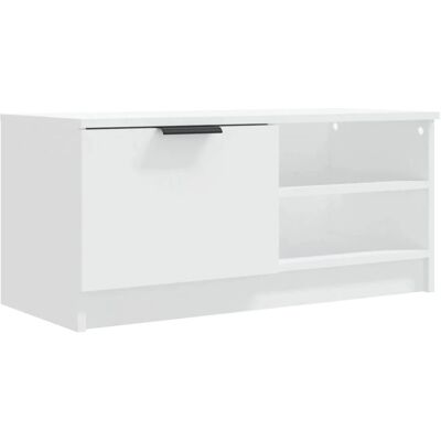 vidaXL Nova - Modern wit tv-meubel 80x35x36,5 cm vidaXL Nova - Modern wit tv-meubel 80x35x36,5 cm